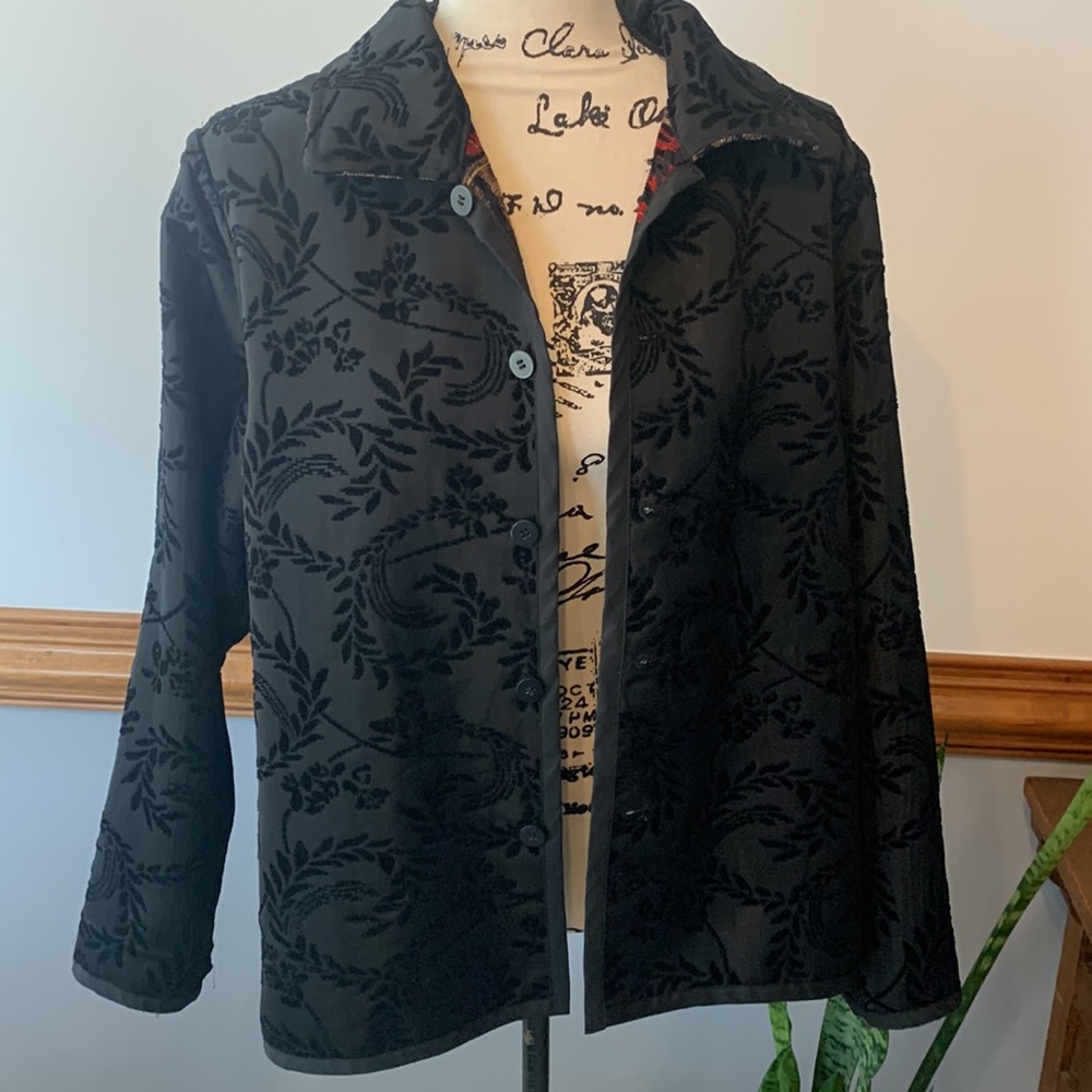 Vintage reversible tapestry jacket - Picture 2 of 12